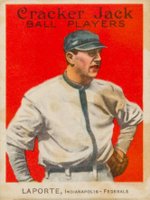 1914 Cracker Jack #98 Frank Laporte Correct spell LaPorte Baseball Card