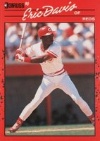 1990 Donruss #233 Eric Davis Baseball Card