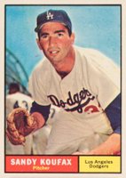 1961 Topps #344 Sandy Koufax Baseball Card