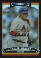 2006 Topps Chrome #154 Yadier Molina Black Refractor Baseball Card