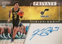 2023 Panini Recon 2023-24 Panini Private Signings #PSGEO Keyonte George Basketball Card