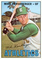 1967 Topps #323 Mike Hershberger Baseball Card