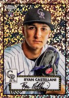 2021 Topps Chrome Platinum Anniversary #38 Ryan Castellani Rose Gold Mini Diamond Refractor Baseball Card