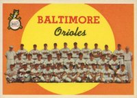 1959 Topps #48 Baltimore Orioles Baseball Card
