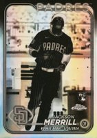 2024 Topps Chrome Update #USC57 Jackson Merrill Negative Refractor Baseball Card