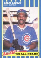 1988 Fleer Baseball All-Stars #10 Andre Dawson Baseball Card