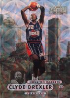 1997 Metal Universe Championship #51 Clyde Drexler Precious Metal Gems Basketball Card