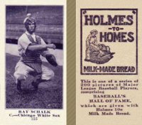 1916 Holmes for Homes Bread #155 Ray Schalk Baseball Card