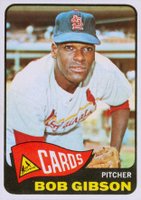 1965 Topps #320 Bob Gibson Baseball Card