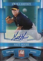 2010 Donruss Elite Extra Edition Franchise Futures Signatures #15 Matt Moore Baseball Card