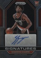 2022 Panini Prizm Rookie Signatures #RSISHA Shaedon Sharpe Basketball Card