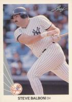 1990 Leaf #373 Steve Balboni Baseball Card