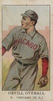 1909 American Caramel #24 Orval Overall Correct spell Orval Baseball Card