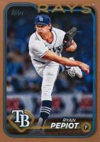 2024 Topps #411 Ryan Pepiot Gold Baseball Card