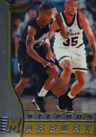 1996 Bowman's Best Rookie #R2 Stephon Marbury Basketball Card