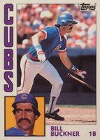 1984 Topps Tiffany #545 Bill Buckner Baseball Card