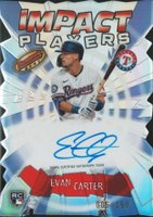 2024 Bowman's Best Impact Players Autographs #IPAEC Evan Carter Baseball Card