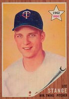 1962 Topps #321 Lee Stange Baseball Card