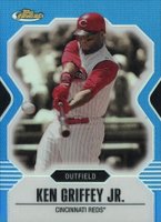 2007 Finest #70 Ken Griffey Jr. Blue Refractor Baseball Card