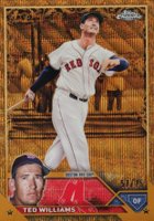 2023 Topps Gilded Collection #9 Ted Williams Wave Gold Etch Baseball Card