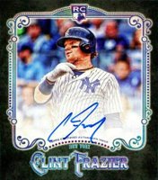 2018 Topps Gypsy Queen Mini Rookie Autographs #CF Clint Frazier Black 1/1 Baseball Card