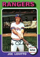 1975 Topps Mini #36 Joe Lovitto Baseball Card