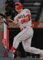 2020 Topps Chrome #1 Mike Trout Refractor Baseball Card