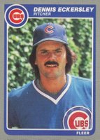 1985 Fleer #57 Dennis Eckersley Baseball Card
