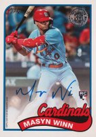 2024 Topps 1989 Topps Baseball Autographs #89BAMW Masyn Winn Baseball Card