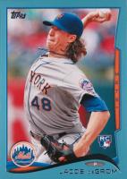 2014 Topps Update #US50 Jacob DeGrom Throwing-Blue Walmart Border Baseball Card