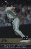 1998 Topps Chrome #160 Derek Jeter Baseball Card