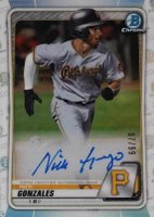 2020 Bowman Draft #BDC81 Nick Gonzales SP-Autograph-Chrome Baseball Card