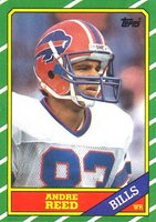 1986 Topps #388 Andre Reed Football Card