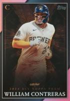 2025 Topps 2024 All-Topps Team #ATT6 William Contreras Pink Foil Baseball Card
