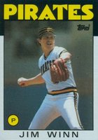 1986 Topps #489 Jim Winn Baseball Card
