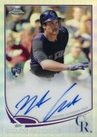 2013 Topps Chrome #78 Nolan Arenado Autograph-Refractor Baseball Card