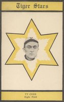 1909 Topping & Co. Detroit Tigers Postcards # Ty Cobb Baseball Card
