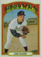 1972 Topps #401 Jim Nash Baseball Card