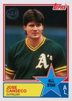 2018 Topps 1983 Topps Baseball All-Stars #59 Jose Canseco Baseball Card