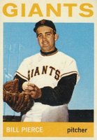 1964 Topps #222 Bill Pierce Baseball Card