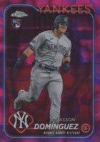 2024 Topps Chrome Update #USC70 Jasson Dominguez Magenta/Purple Lava Lamp Baseball Card