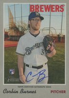 2019 Topps Heritage Real One Autographs #CBU Corbin Burnes Baseball Card