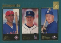 2001 Topps #371 Travis Hafner/Eric Munson/Bucky Jacobsen Baseball Card