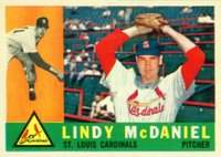 1960 Topps #195 Lindy McDaniel Baseball Card
