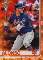 2019 Topps Chrome Sapphire Edition #475 Pete Alonso Orange Refractor Baseball Card