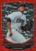 2013 Bowman Prospect  #BP100 Carlos Correa Red Ice Baseball Card