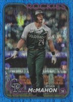 2024 Topps #462 Ryan McMahon Blue Foil Baseball Card