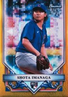 2024 Bowman Sterling Rookies #BSR31 Shota Imanaga Gold Refractor Baseball Card
