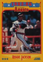1988 Score #503 Reggie Jackson 1982-86 Angels Baseball Card