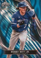 2024 Topps Chrome Black #72 Bobby Witt Jr. Blue Lava Baseball Card